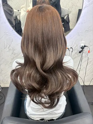 ロング カラー 韓国ヘア🎀 /♡𝓝𝓸𝓪♡のヘアスタイル