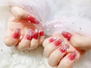 ミディアム Hanaai Salon新宿店のネイルデザイン