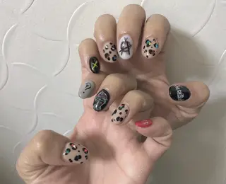 ネイル パラあり！フィルイン 美フォルムのネイルデザイン