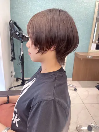 ショート カラー 店長福島成美/髪質 改善縮毛矯正/カラーのヘアスタイル