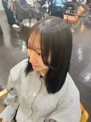 セミロング 🍒ᩚ名駅/艶髪 縮毛矯正/あゆ🍒ᩚのヘアスタイル