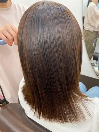 ミディアム 早稲田 千尋のヘアスタイル