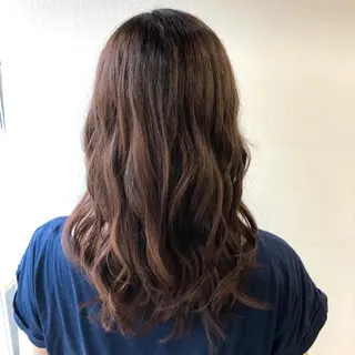 ロング カラー 菅沢 奈生のヘアスタイル