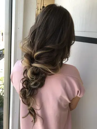 ロング カラー welring hair salonのヘアスタイル