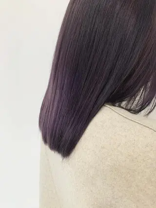 ミディアム カラー 山下 千明のヘアスタイル