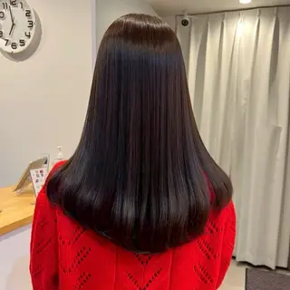 ロング カラー ブリーチなし 暖色カラー/井上あいのヘアスタイル