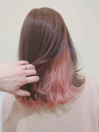 ミディアム カラー NISHIYAMA Rimのヘアスタイル