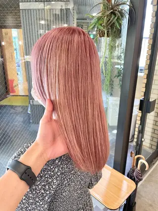 ミディアム カラー 城 健太郎 💎ハイトーンのヘアスタイル