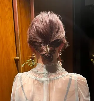 セミロング ayu omochaのヘアスタイル