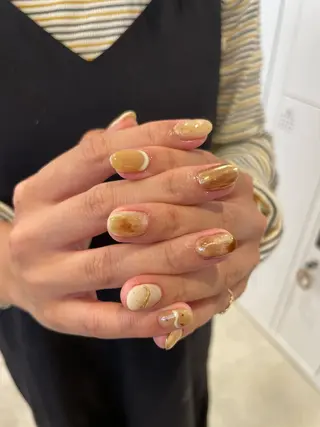 ネイル 【淡色color/ nail】maikoのネイルデザイン