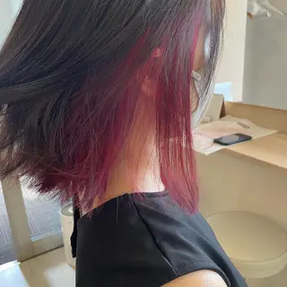 ショート カラー ボブウルフ/ボブ Satsuki【名駅のヘアスタイル