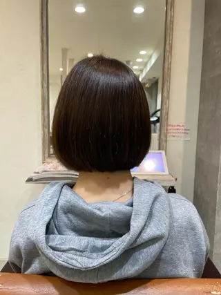 ショート カラー 小顔/似合わせカット 杉山莉菜のヘアスタイル