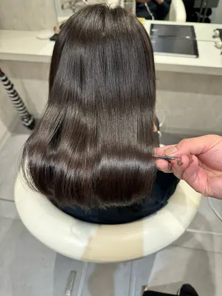 セミロング デジタルパーマ💫/ 似合わせカット✂️のヘアスタイル