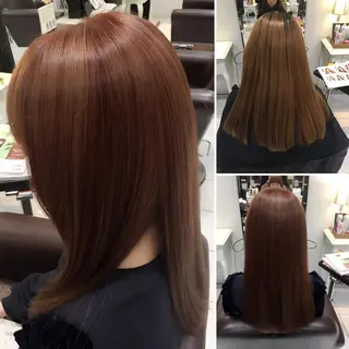 ロング カラー 髪質改善/ 艶髪カラー/益田直幸のヘアスタイル