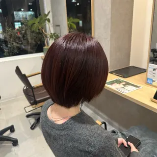 ショート カラー 松尾 麗実のヘアスタイル