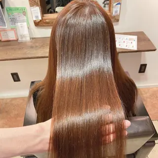 ロング 髪質改善・縮毛矯正/ 下村陽平のヘアスタイル