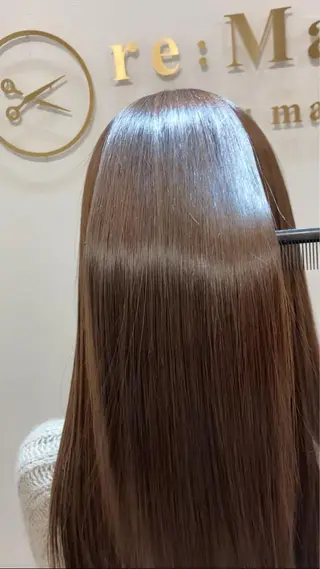 ロング カラー ヘアアレンジ キッズ 横浜関内髪質改善 re:Magoのヘアスタイル