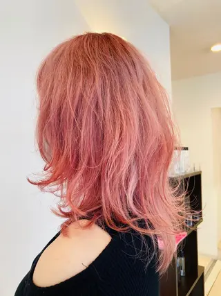 セミロング カラー PazRood 山下のヘアスタイル