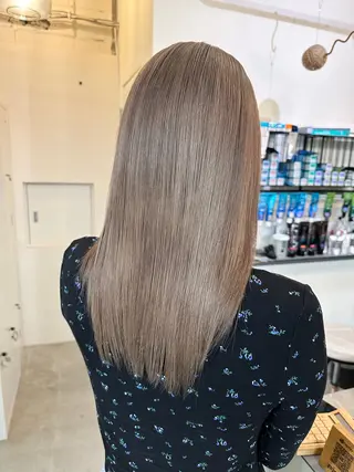 ロング カラー パーマ 髪質改善特化【荻窪】 RYOTOのヘアスタイル