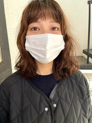 ミディアム 田口 武英のヘアスタイル