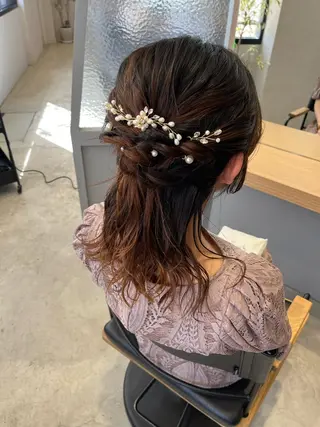 ヘアアレンジ 福島 果音のヘアスタイル