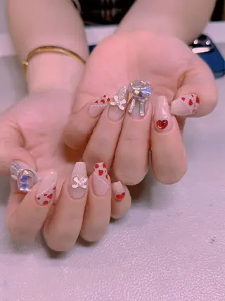 ネイル 長さだし専門店 M2　rikaのネイルデザイン