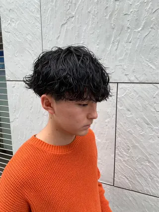 ショート パーマ メンズ お悩み解消✨/ メンズパーマ✨/直樹のヘアスタイル