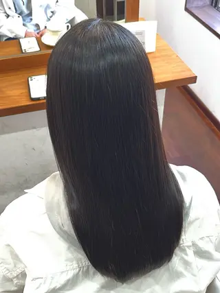 ロング 今在家 玲【艶髪スト レート/メンズ】のヘアスタイル