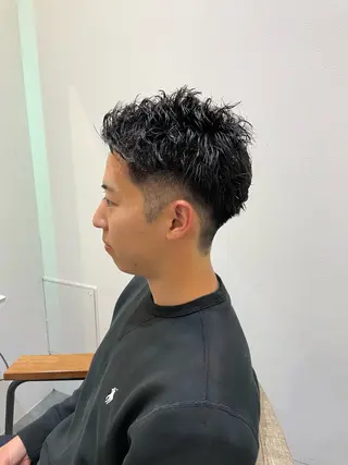 ショート パーマ ヘアアレンジ メンズ 🔥メンズ特化🔥 木村 祐太のヘアスタイル