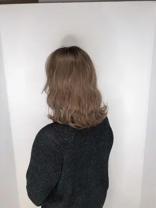 セミロング カラー ヘアアレンジ 阪神尼崎 MASAYAのヘアスタイル