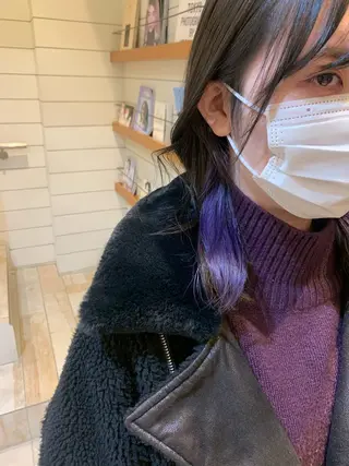 ミディアム カラー ‪🌿パーマ大好評 メンズ特化🌿ワタルのヘアスタイル