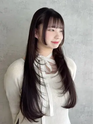 ロング トレンド韓国レイヤー 🇰🇷のんのヘアスタイル