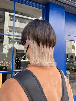 ショート 🫧艶髪/ブリーチ 🐳honami🫧のヘアスタイル