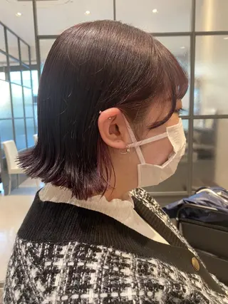 ショート パーマ/ボブ/ 佐々木翔のヘアスタイル