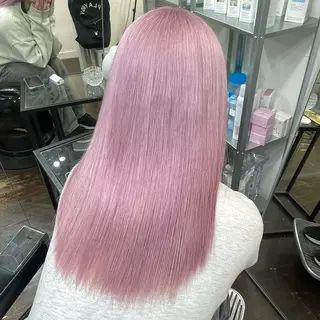 セミロング カラー 💍ダメージ最小限 ブリーチ/ちさと💍のヘアスタイル