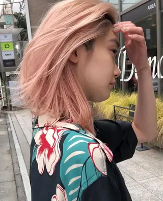 セミロング カラー “ミニモ最高評価獲得 “代表"Kohei"のヘアスタイル