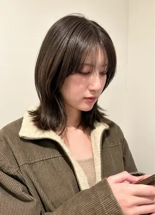 カラー rizu🤎/ ボブ /ブラウンカラーのヘアスタイル