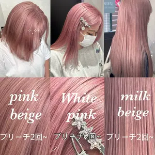 ロング ハイトーン髪質改善 🫧大阪/kanonのヘアスタイル