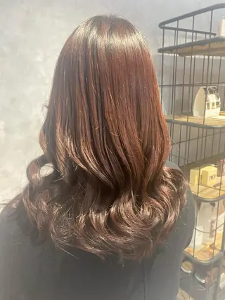 セミロング Cielro/ダブル カラー/西田咲希のヘアスタイル