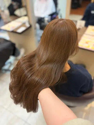 ロング カラー 🎀透明感カラー 🐈ナズナのヘアスタイル