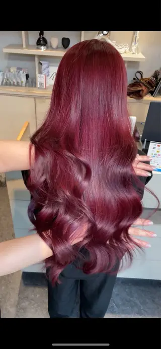 ロング カラー 🍒暖色🍒ブリーチ なしカラー/たくみ。のヘアスタイル