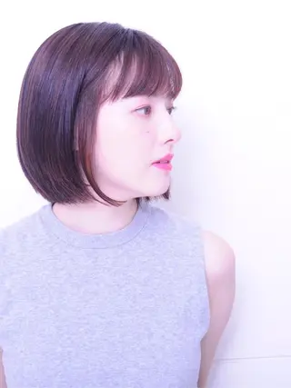 ミディアム 西村 ようこのヘアスタイル