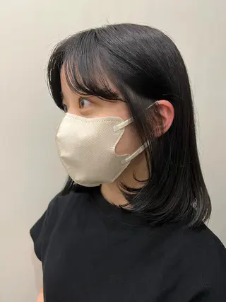 ミディアム カラー 三谷はるな /名古屋/本山のヘアスタイル