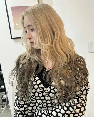 ロング カラー エクステモデル募集 💗大阪梅田/川上のヘアスタイル