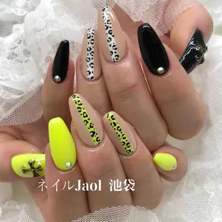 ロング ネイルJaol 池袋のネイルデザイン