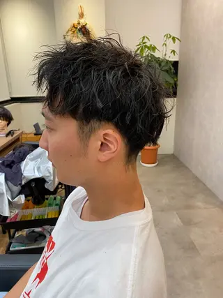 パーマ メンズ BLEACHi高崎店 /湯浅泳作のヘアスタイル