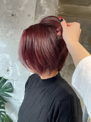 ショート カラー ヘアアレンジ 阪倉 美玲のヘアスタイル