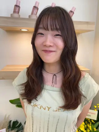 ロング パーマ apish パーマ/夏琳🌻のヘアスタイル