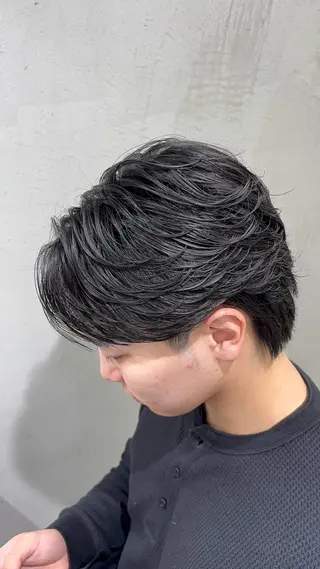 ショート パーマ メンズ 名古屋メンズパーマ /松井生のヘアスタイル