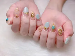 ネイル MiKi Nai池袋 長さだし得意のネイルデザイン